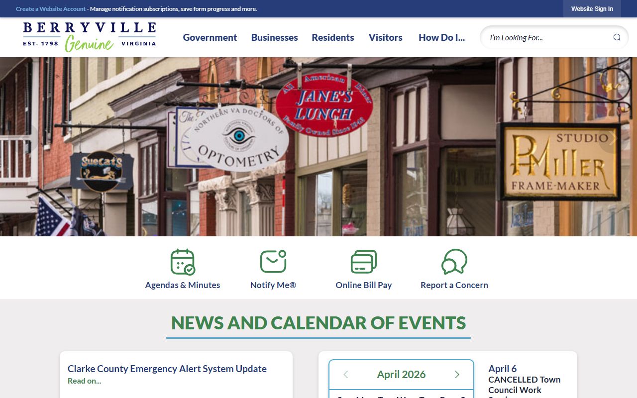 Berryville Residents Directory - Berryville public safety page