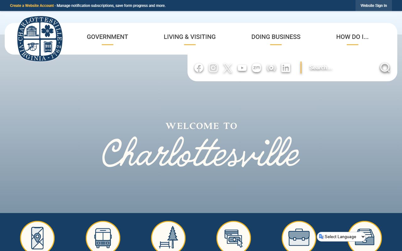 Charlottesville Residents Directory - City of Charlottesville government homepage