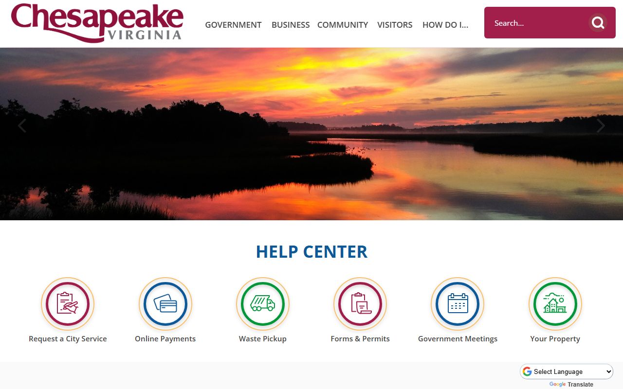 Chesapeake Residents Directory - City of Chesapeake government homepage