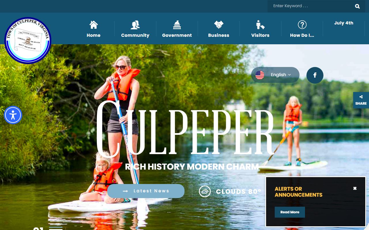 Culpeper Residents Directory - Culpeper Town Government website