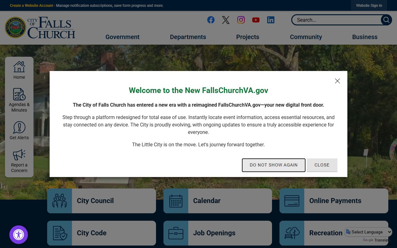 Falls Church Residents Directory - City of Falls Church courts and services