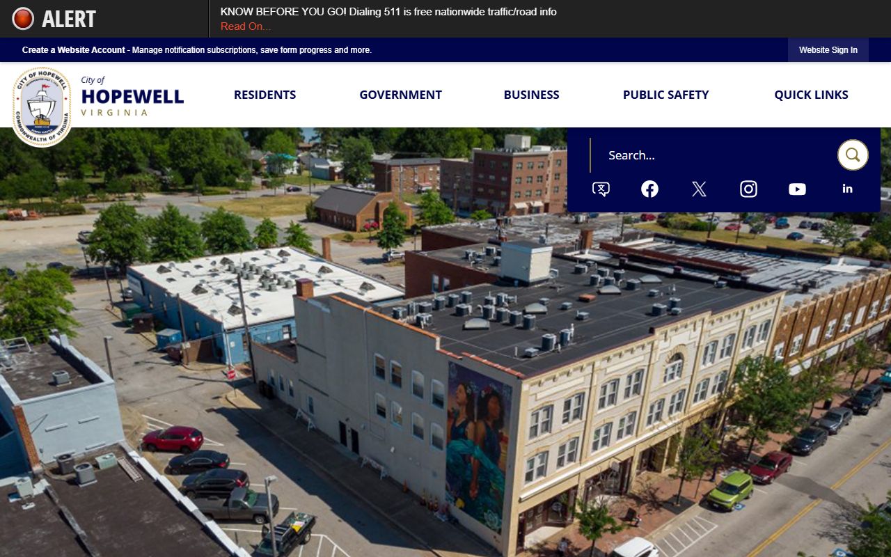 Hopewell Residents Directory - Hopewell government main view