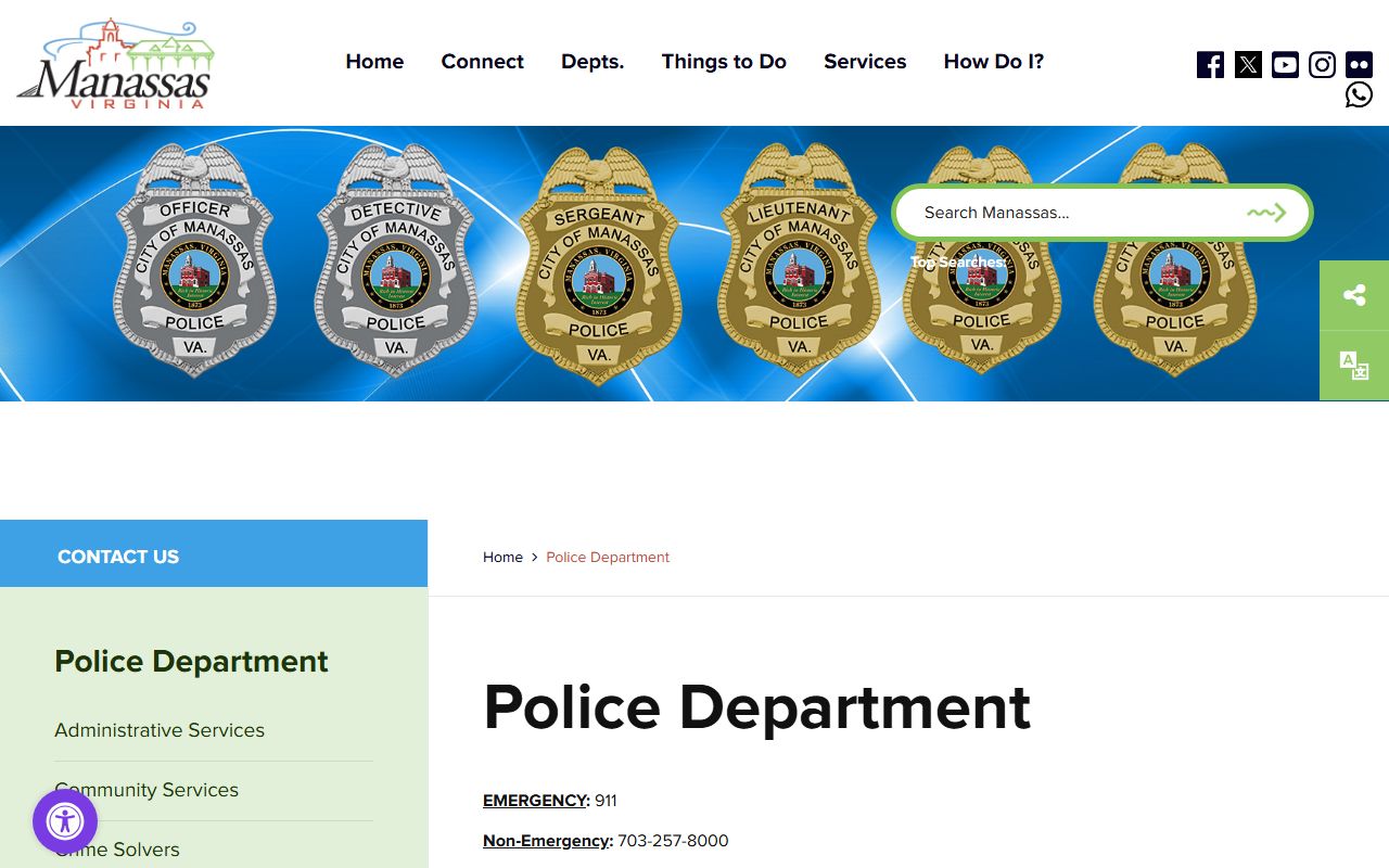 Manassas Residents Directory - Manassas police records