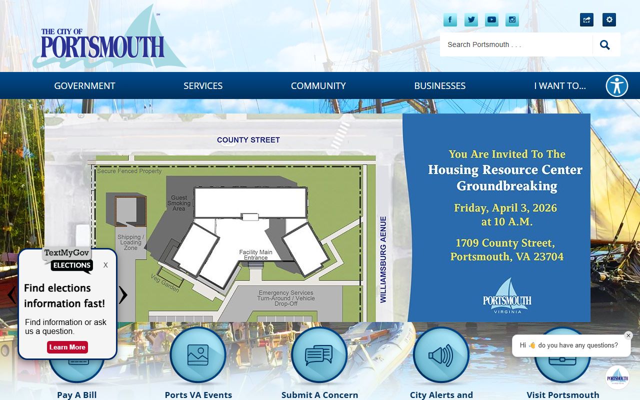 Portsmouth Residents Directory - City of Portsmouth government homepage