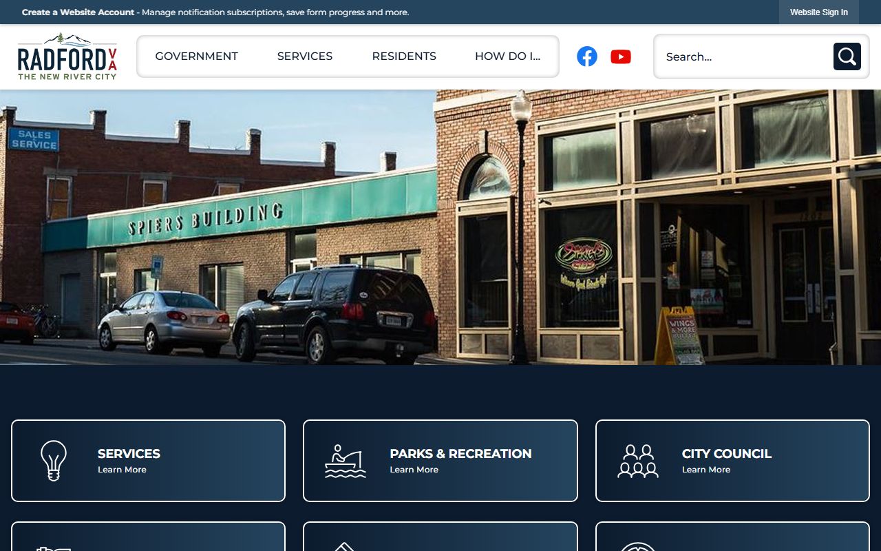 Radford Residents Directory - City of Radford government homepage
