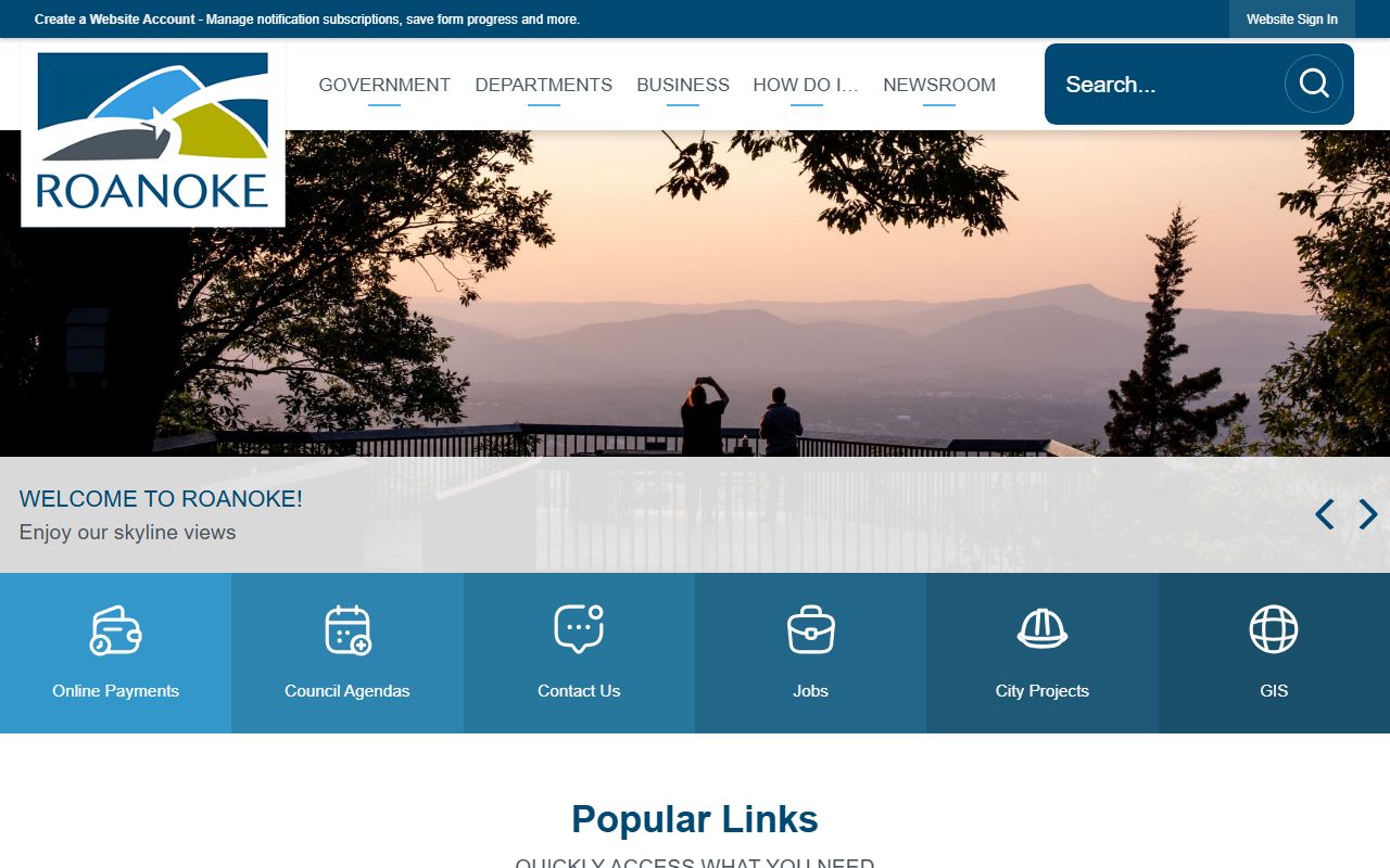 Roanoke Residents Directory - City of Roanoke government homepage