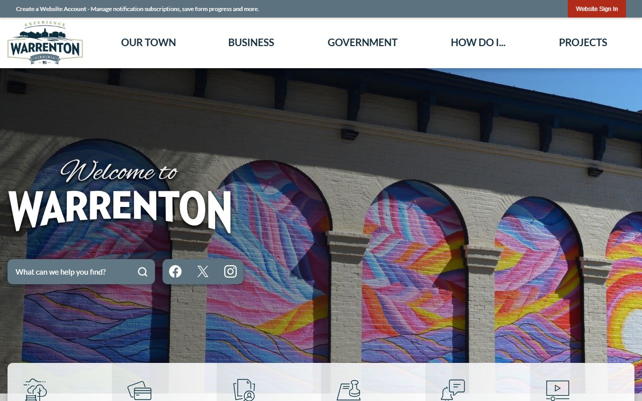 Warrenton Residents Directory - Town of Warrenton government homepage