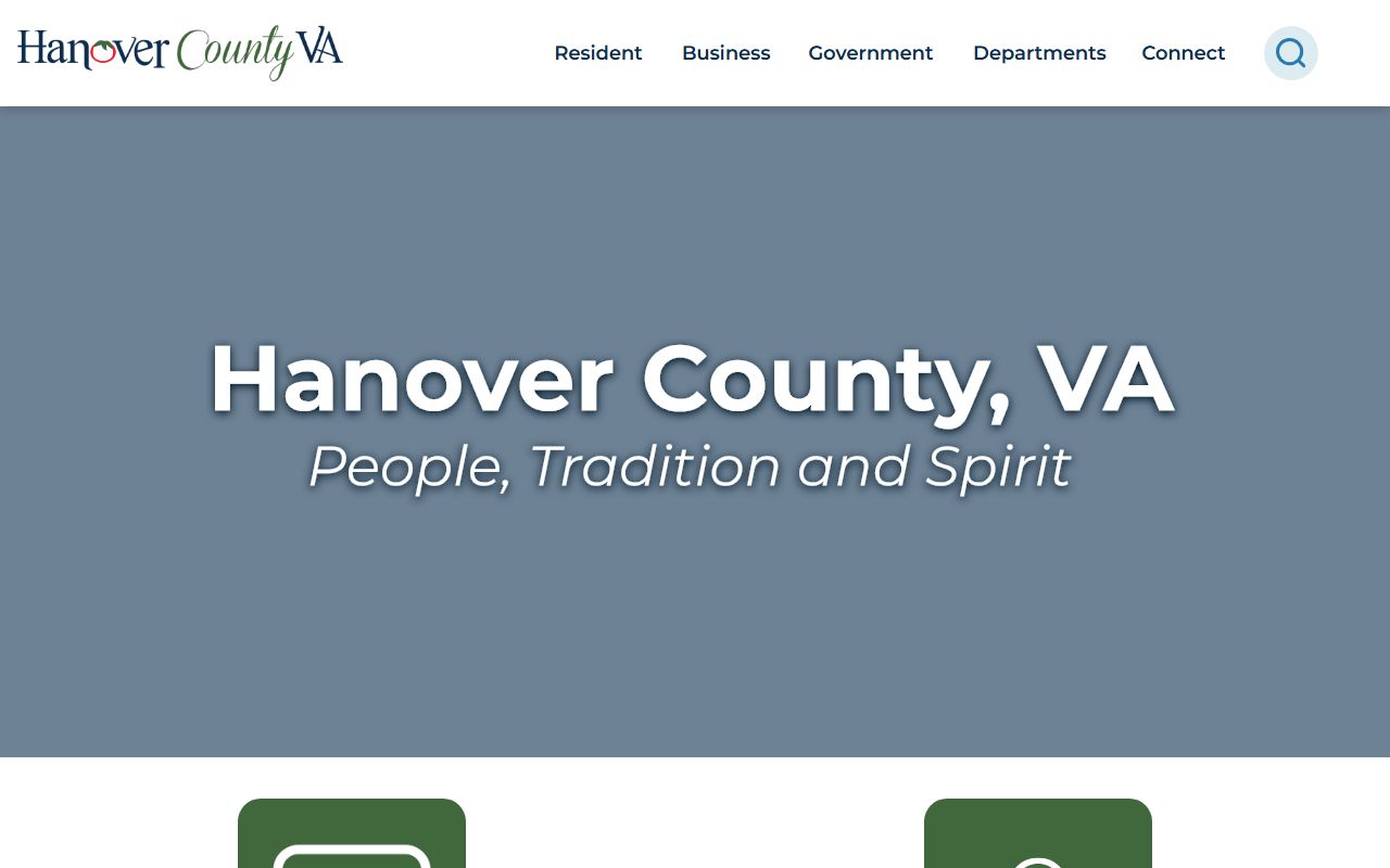 Hanover County Residents Directory - county government home page
