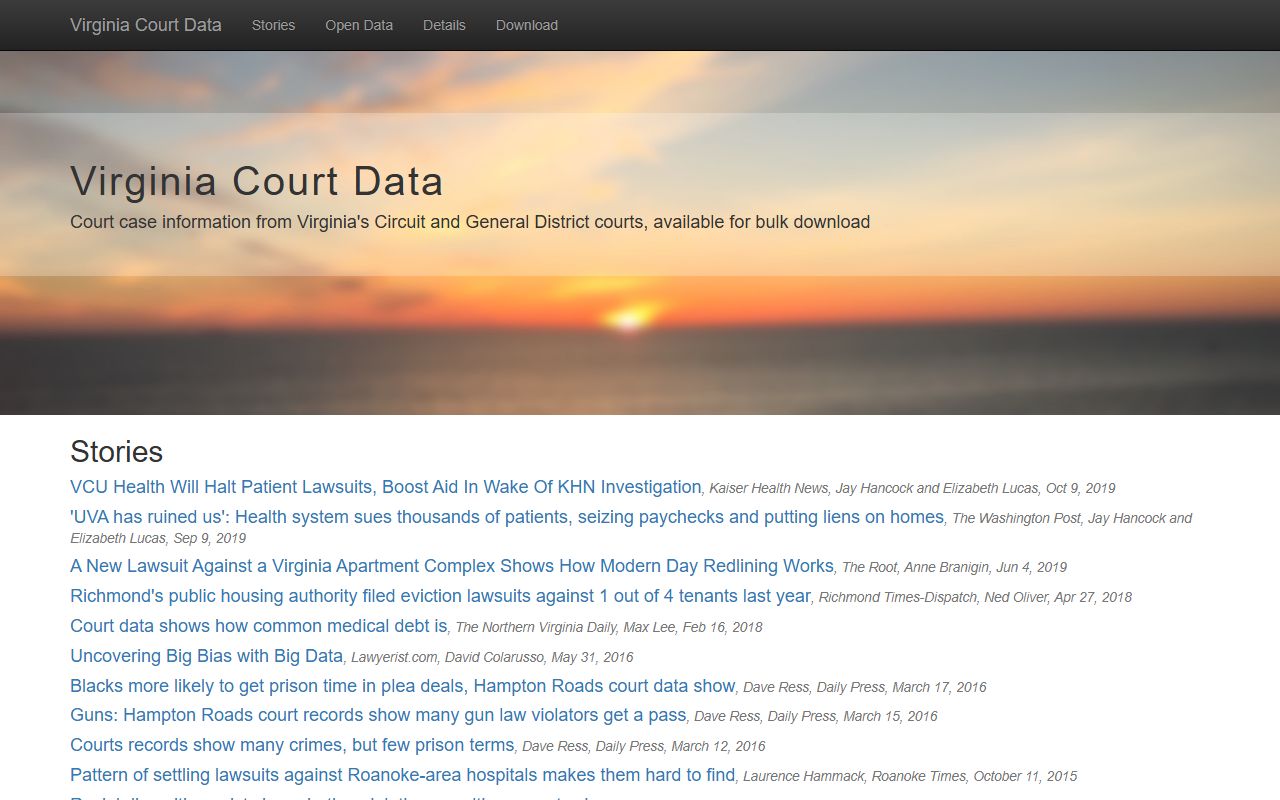 Virginia Residents Directory - Virginia Court Data Portal