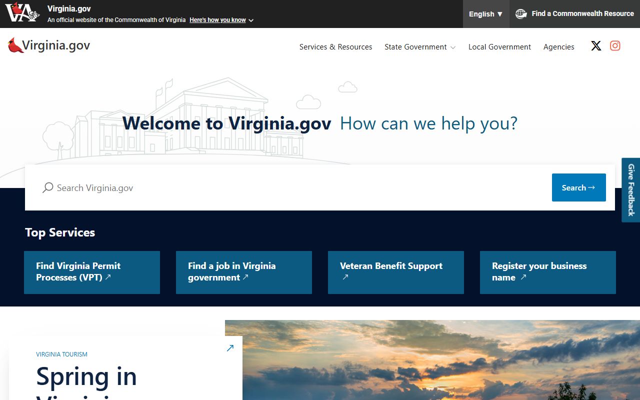 Virginia Residents Directory - Virginia State Portal